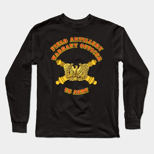 Emblem - Artillery - Warrant Officer Long Sleeve T-Shirt by twix123844